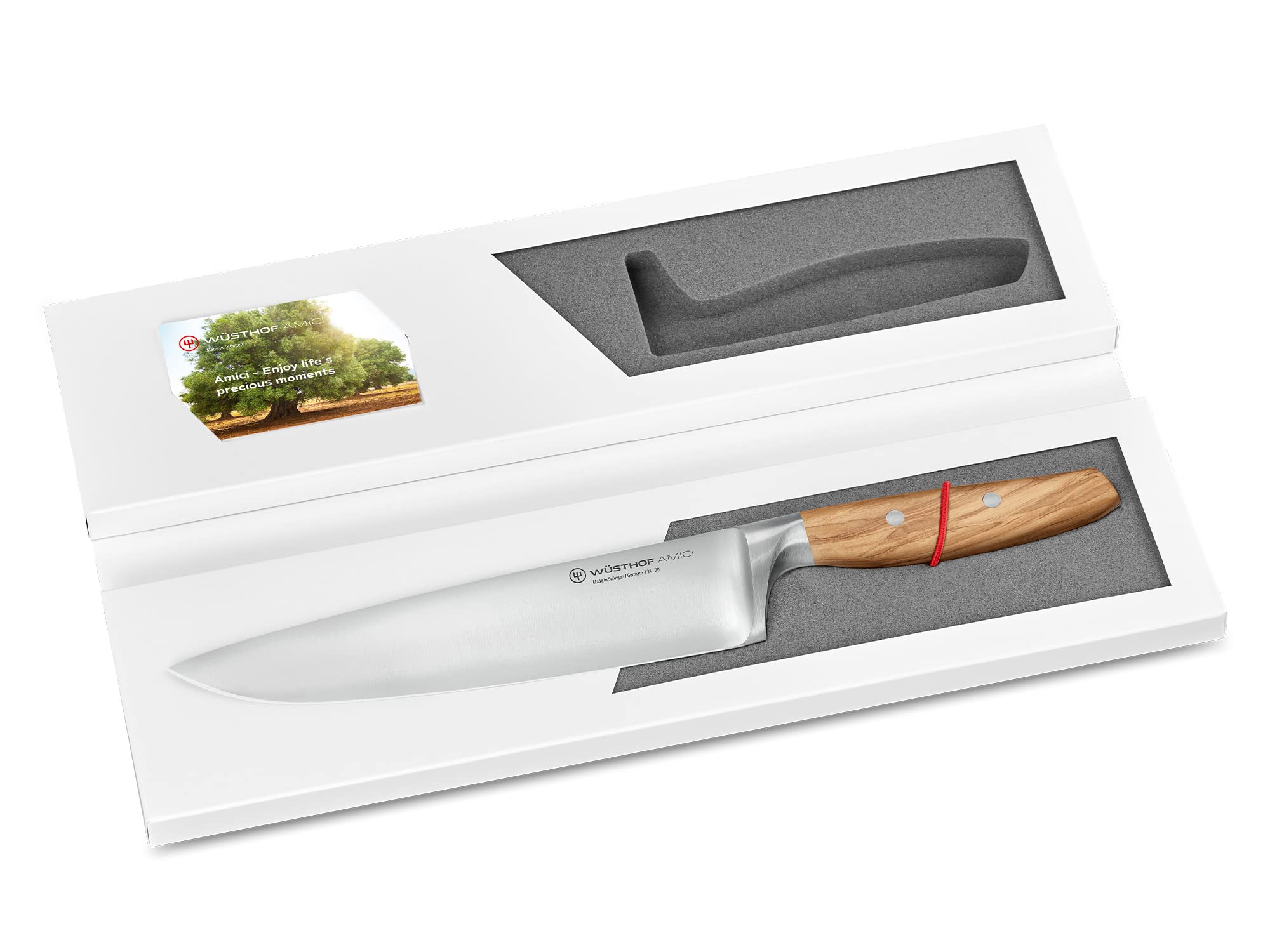 w-sthof-amici-8-chef-s-knife-with-calabrian-olive-wood-handle-tan-precision-forg image 7