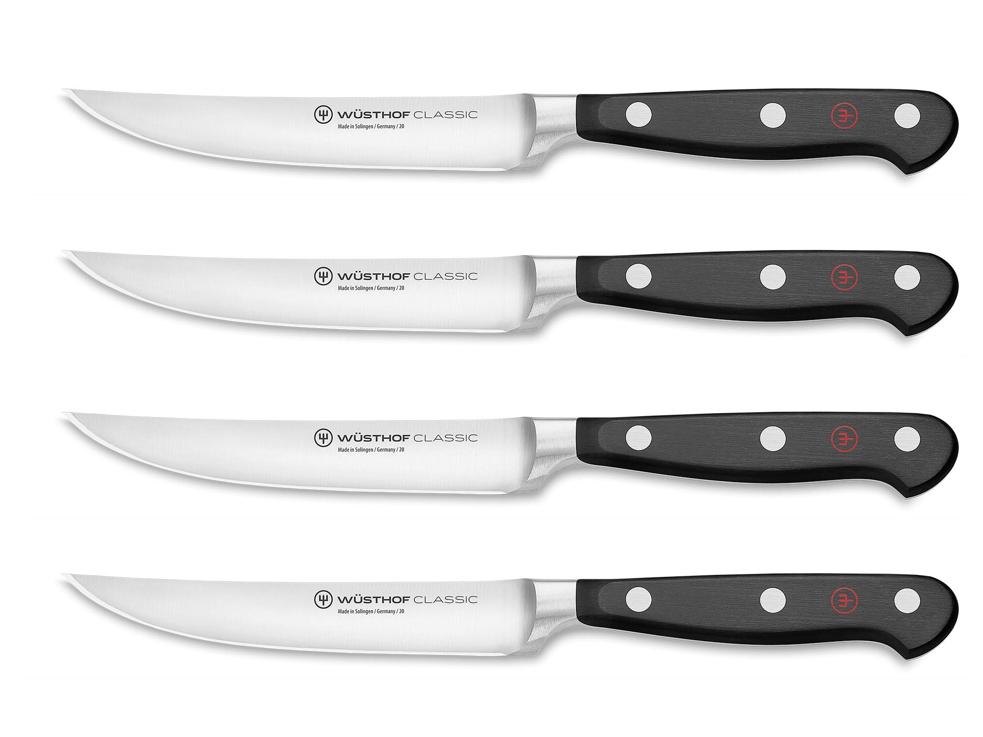 w-sthof-classic-4-piece-steak-knife-set-4-5-serrated-edge-black-triple-riveted-h image 1
