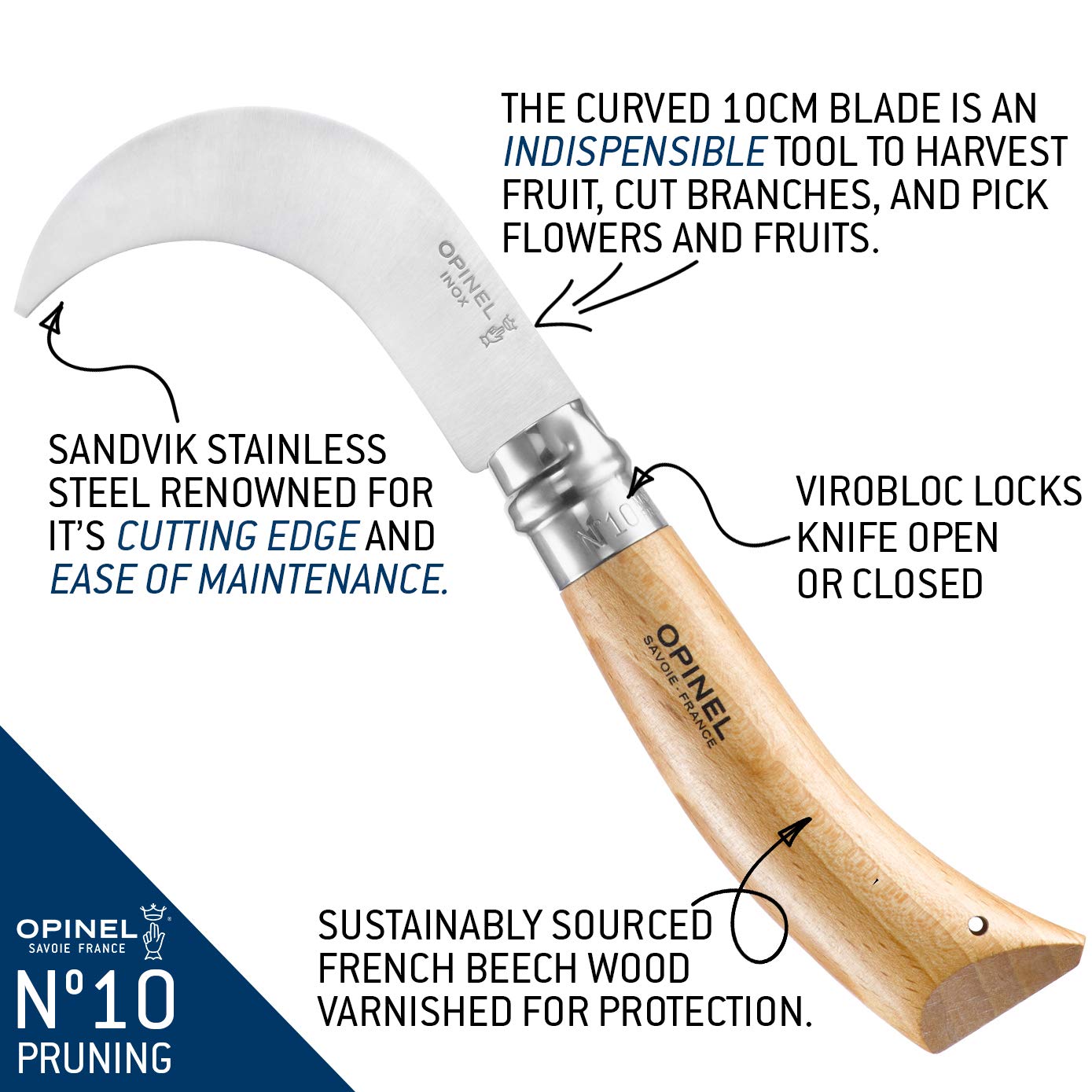 opinel-no-8-pruning-folding-knife-curved-stainless-blade-beechwood-handle-virobl image 7