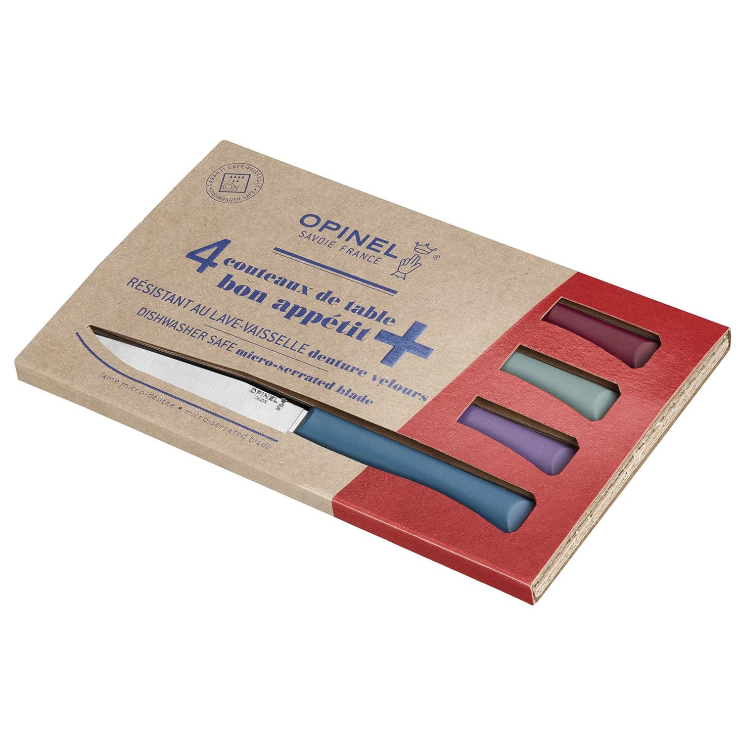 opinel-no-125-bon-app-tit-steak-knife-set-of-4-micro-serrated-12c27-stainless-st image 2