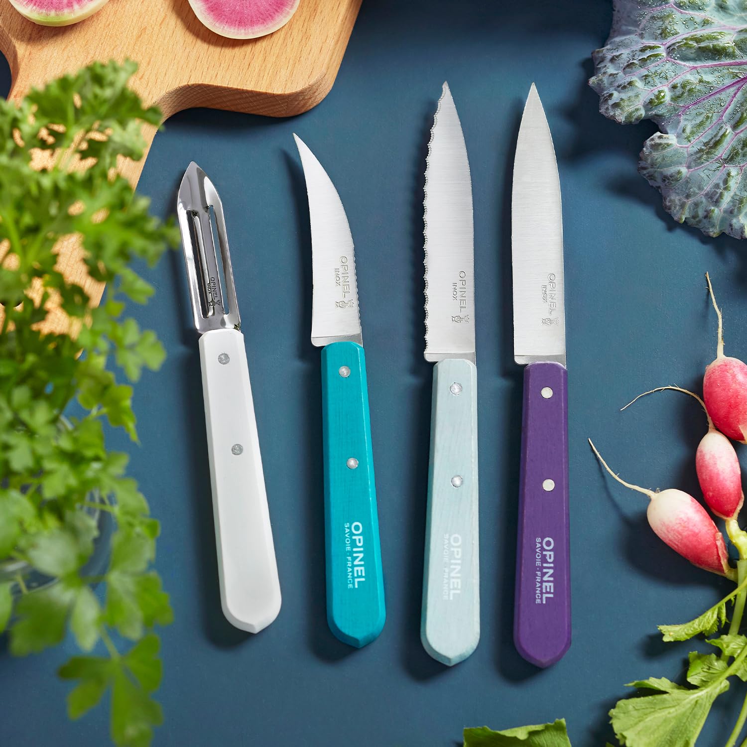 opinel-les-essentials-4-piece-small-kitchen-knife-set-paring-micro-serrated-peel image 3