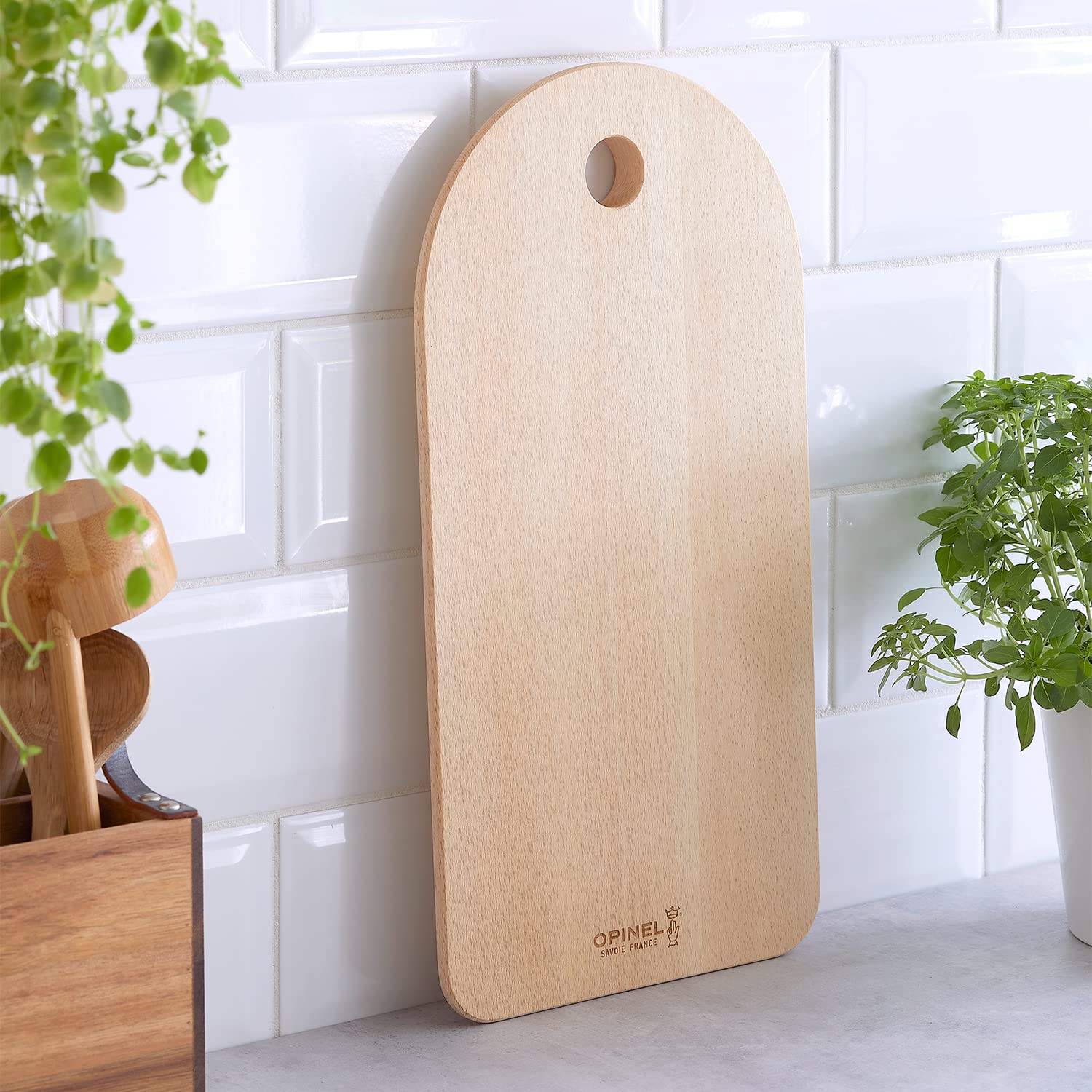 opinel-x-big-game-beech-wood-cutting-board-medium-classique-15-x-8-prep-serving- image 6