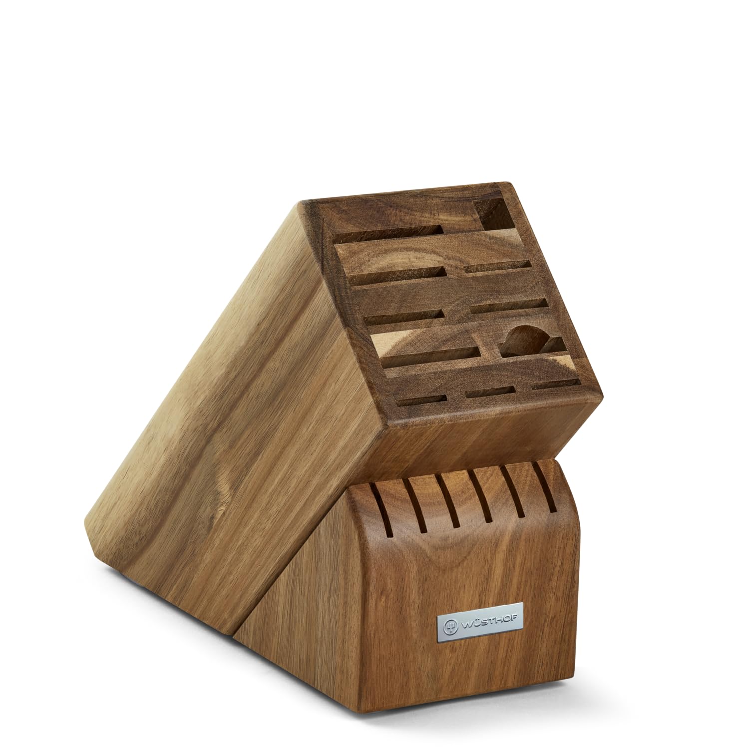 w-sthof-15-slot-black-wood-knife-storage-block-angled-countertop-knife-block-wit image 7