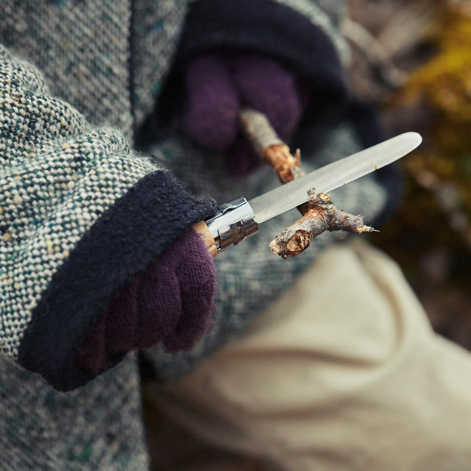 opinel-my-first-no-7-stainless-steel-children-s-folding-pocket-knife-with-safety image 7