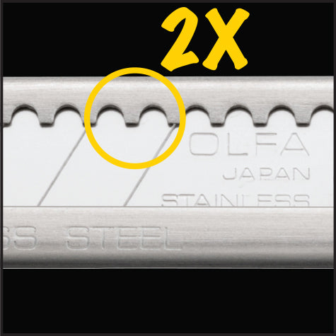 olfa-svr-2-9mm-stainless-steel-auto-lock-utility-knife-with-2x-micro-click-contr image 3