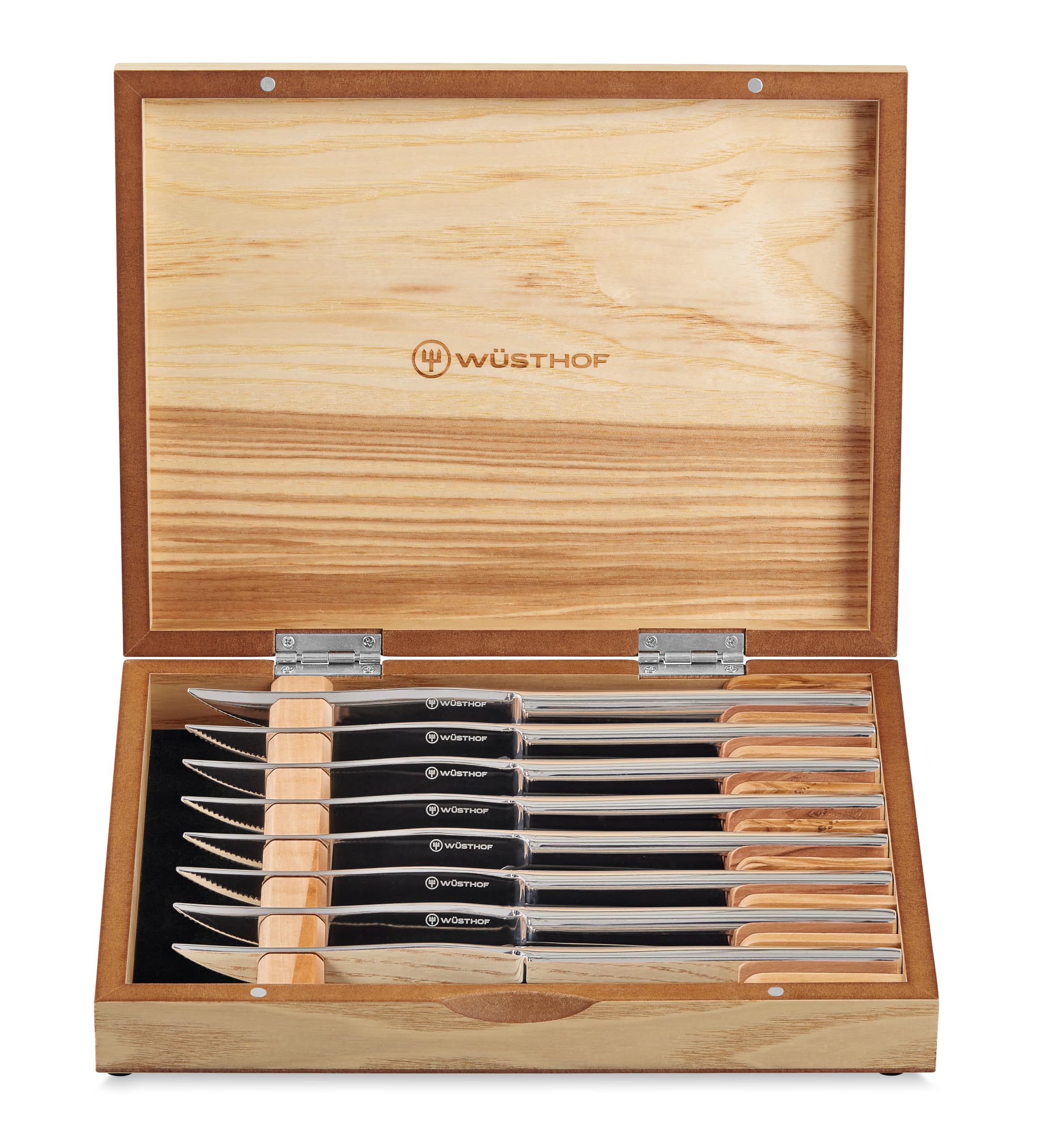 w-sthof-8-piece-stainless-mignon-steak-knife-set-silver-4-5-serrated-steak-knive image 2