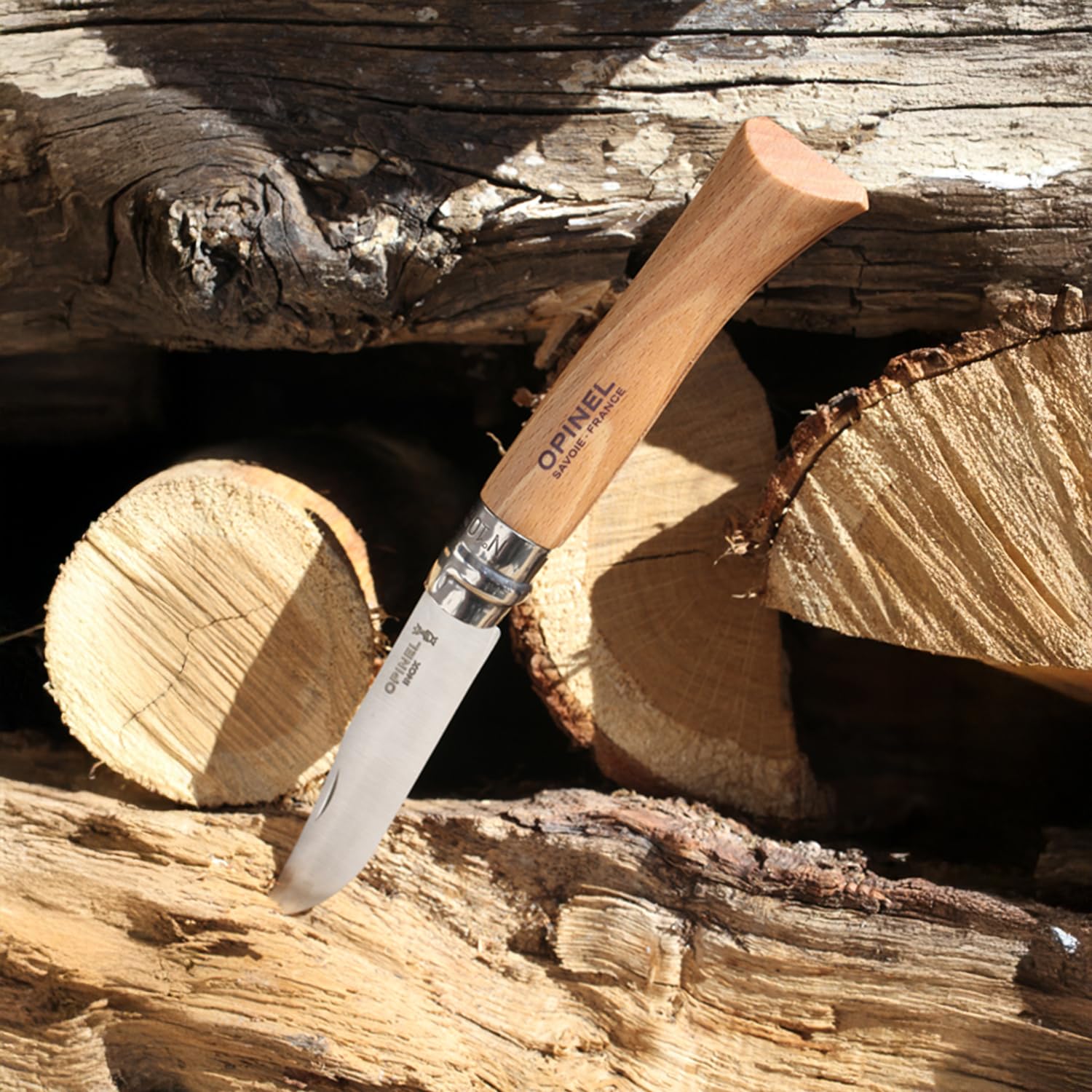 opinel-stainless-steel-folding-knife-10-piece-box-set-no-2-no-12-with-wooden-gif image 8