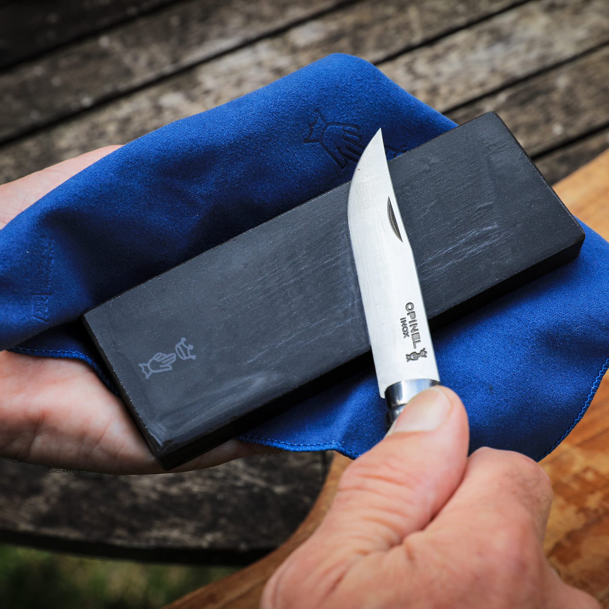 opinel-knife-maintenance-kit-with-sharpening-stone-plant-based-oil-microfiber-cl image 4