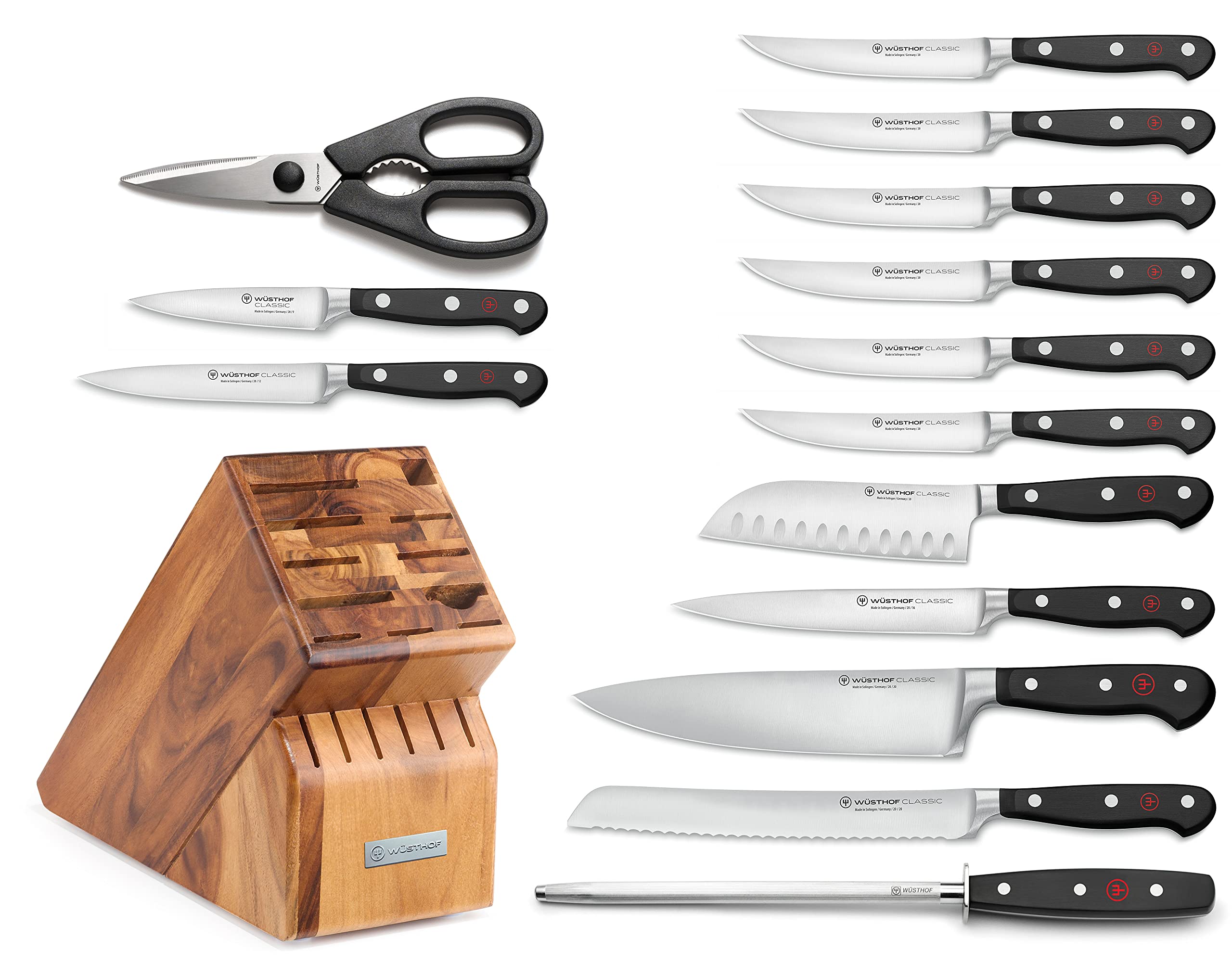 w-sthof-classic-15-piece-knife-block-set-precision-forged-full-tang-german-cutle image 2