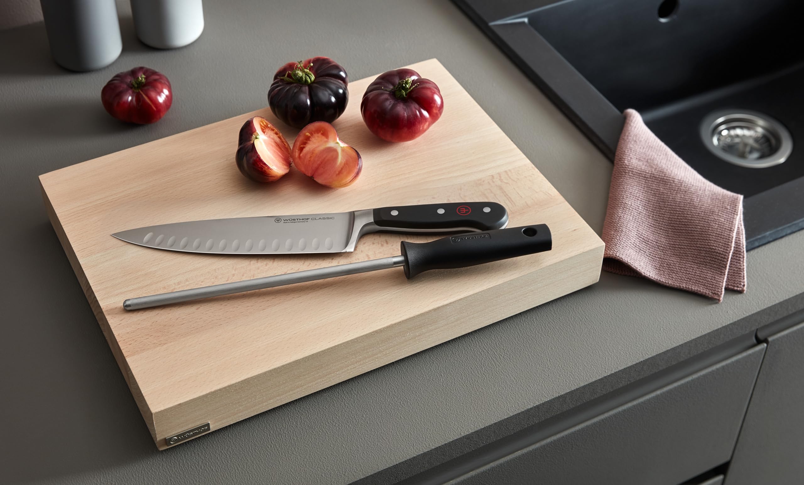 w-sthof-9-honing-steel-grooved-magnetic-sharpening-rod-slip-resistant-handle image 4