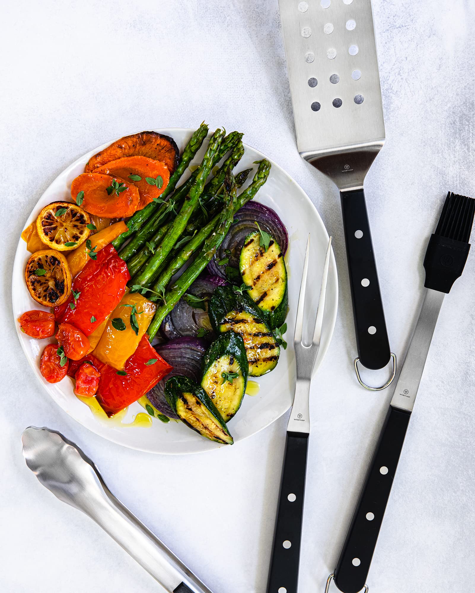 w-sthof-4-piece-bbq-chef-s-tools-set-turner-meat-fork-basting-brush-and-tongs-in image 5