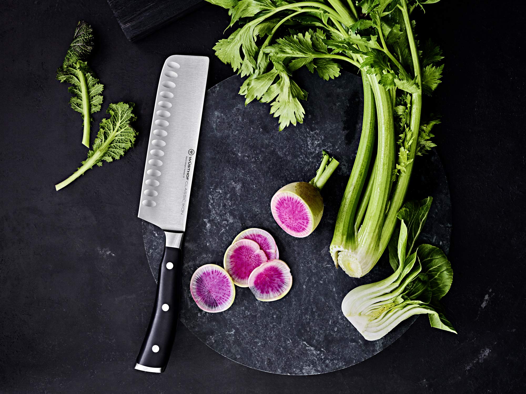 w-sthof-classic-ikon-7-hollow-edge-nakiri-knife-black-precision-forged-high-carb image 7