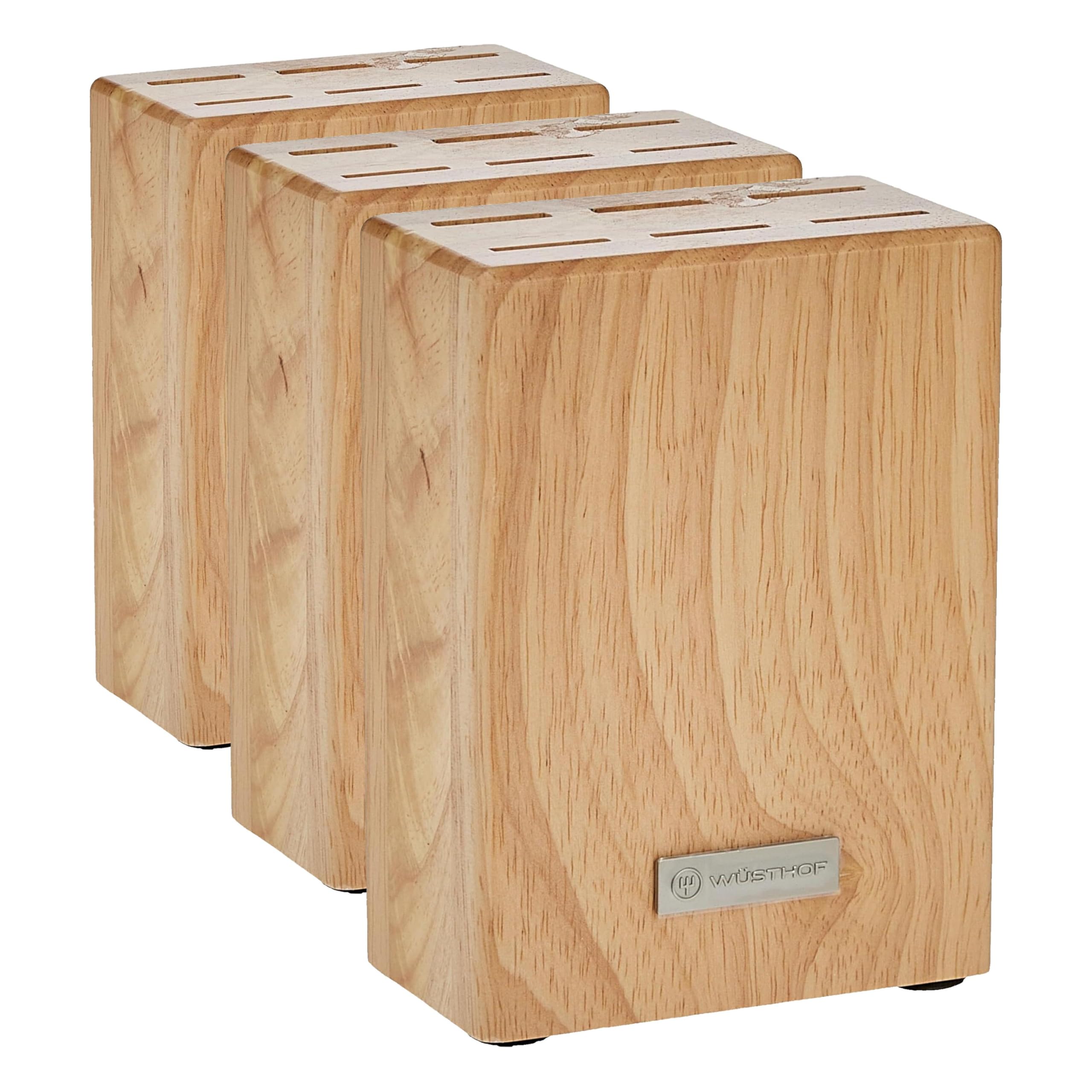 w-sthof-6-slot-steak-knife-storage-block-natural-hardwood image 6