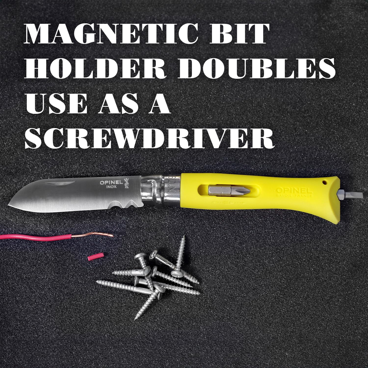 opinel-no-09-diy-folding-pocket-knife-and-multi-tool-stainless-steel-blade-with- image 7