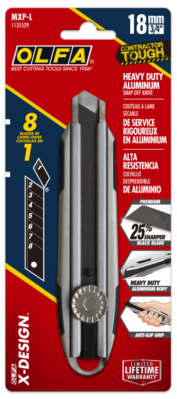 olfa-mxp-l-18mm-heavy-duty-ratchet-lock-utility-knife-with-die-cast-aluminum-han image 5