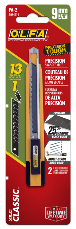 olfa-pa-2-9mm-multi-blade-auto-lock-precision-knife-with-auto-load-5-blade-magaz image 4
