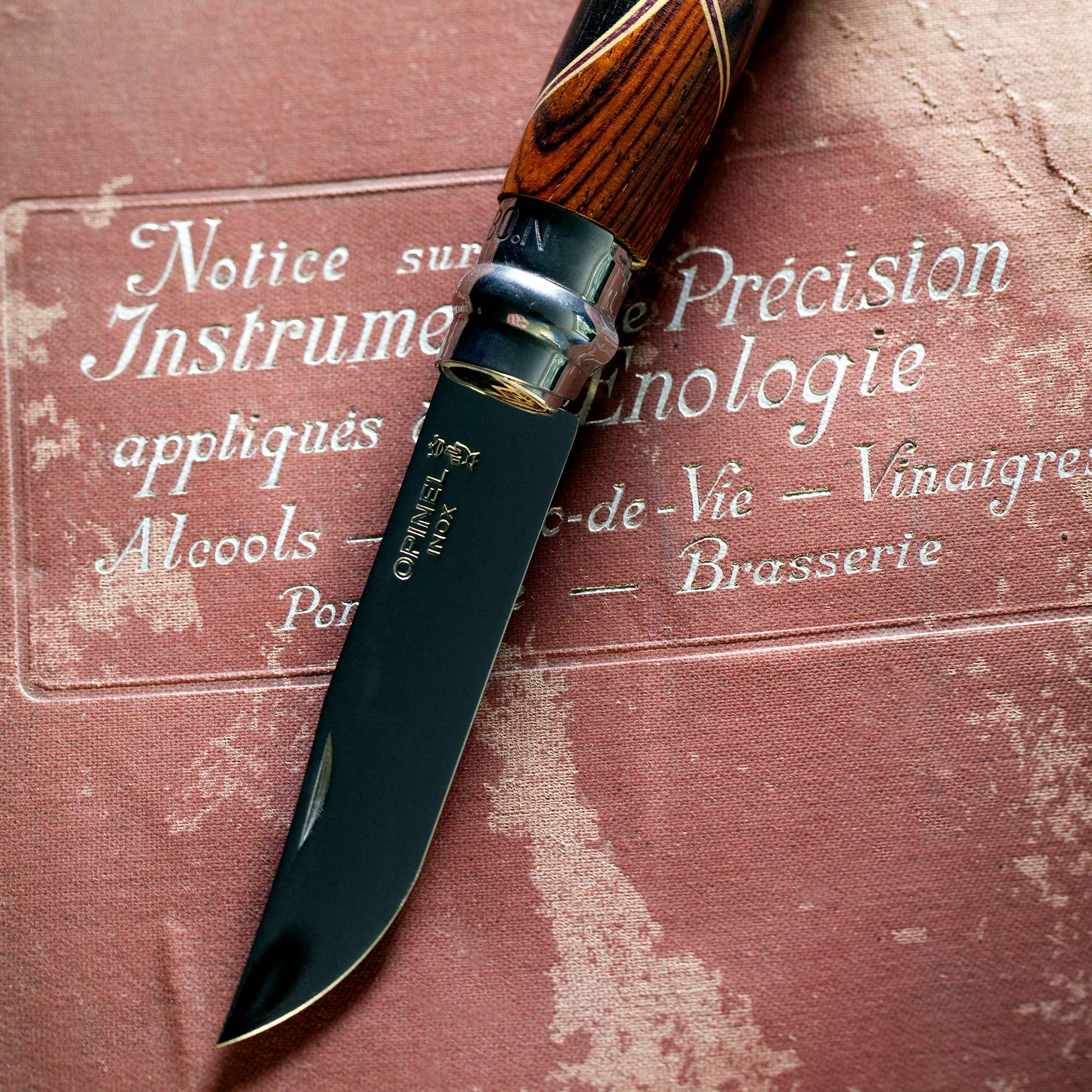 opinel-chaperon-series-stainless-steel-folding-pocket-knife-unique-multiple-wood image 6