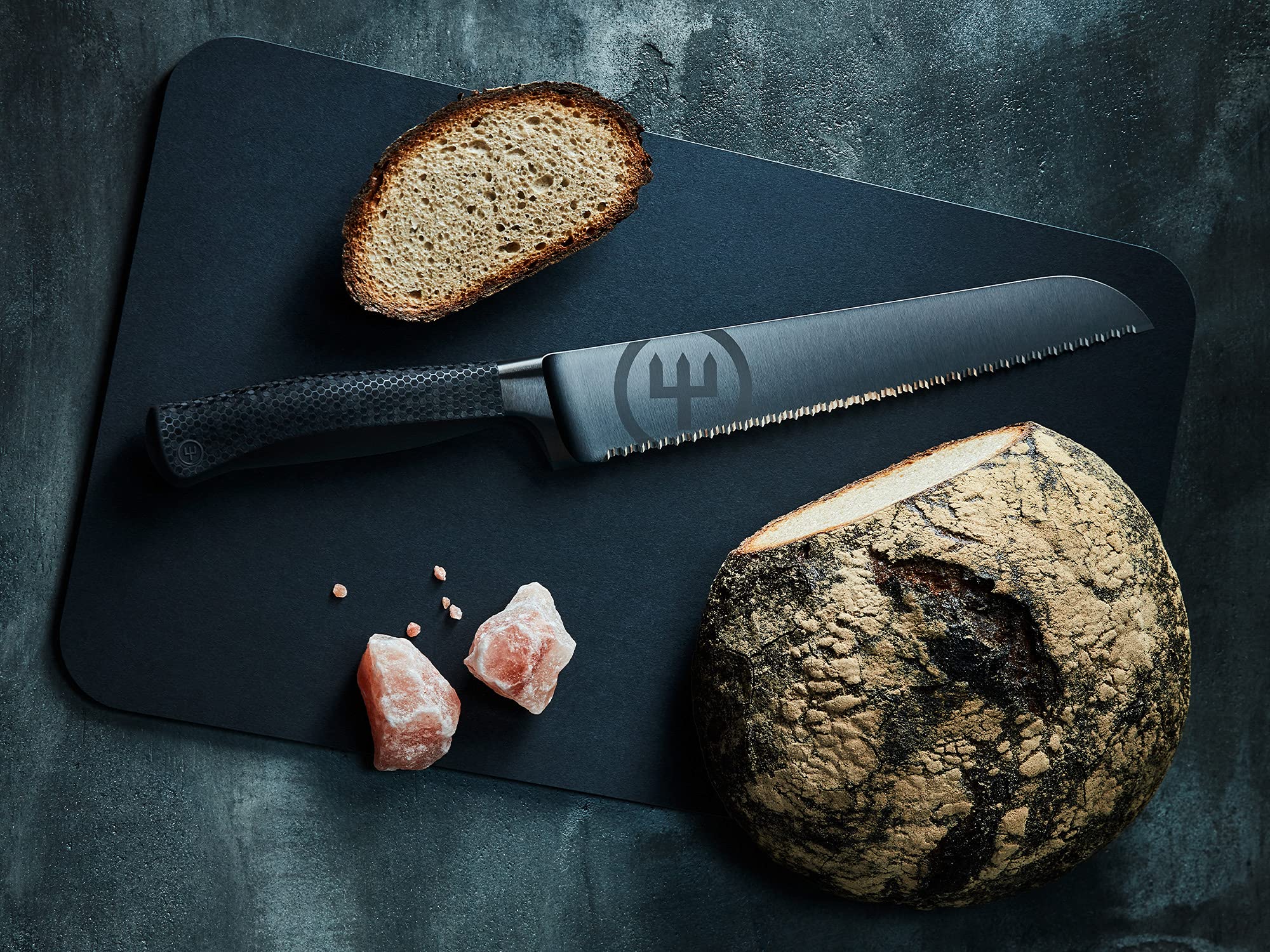 w-sthof-performer-9-double-serrated-bread-knife-black-dlc-coated-fully-forged-bl image 6