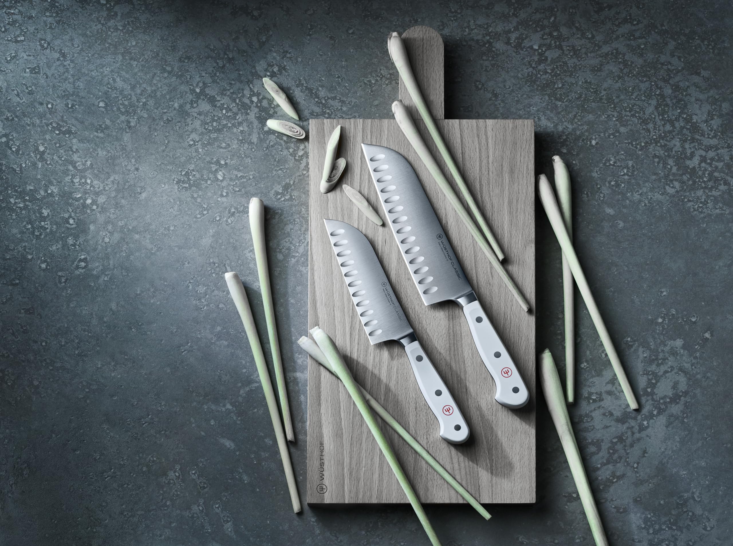 w-sthof-classic-white-5-hollow-ground-santoku-knife-forged-high-carbon-stainless image 5