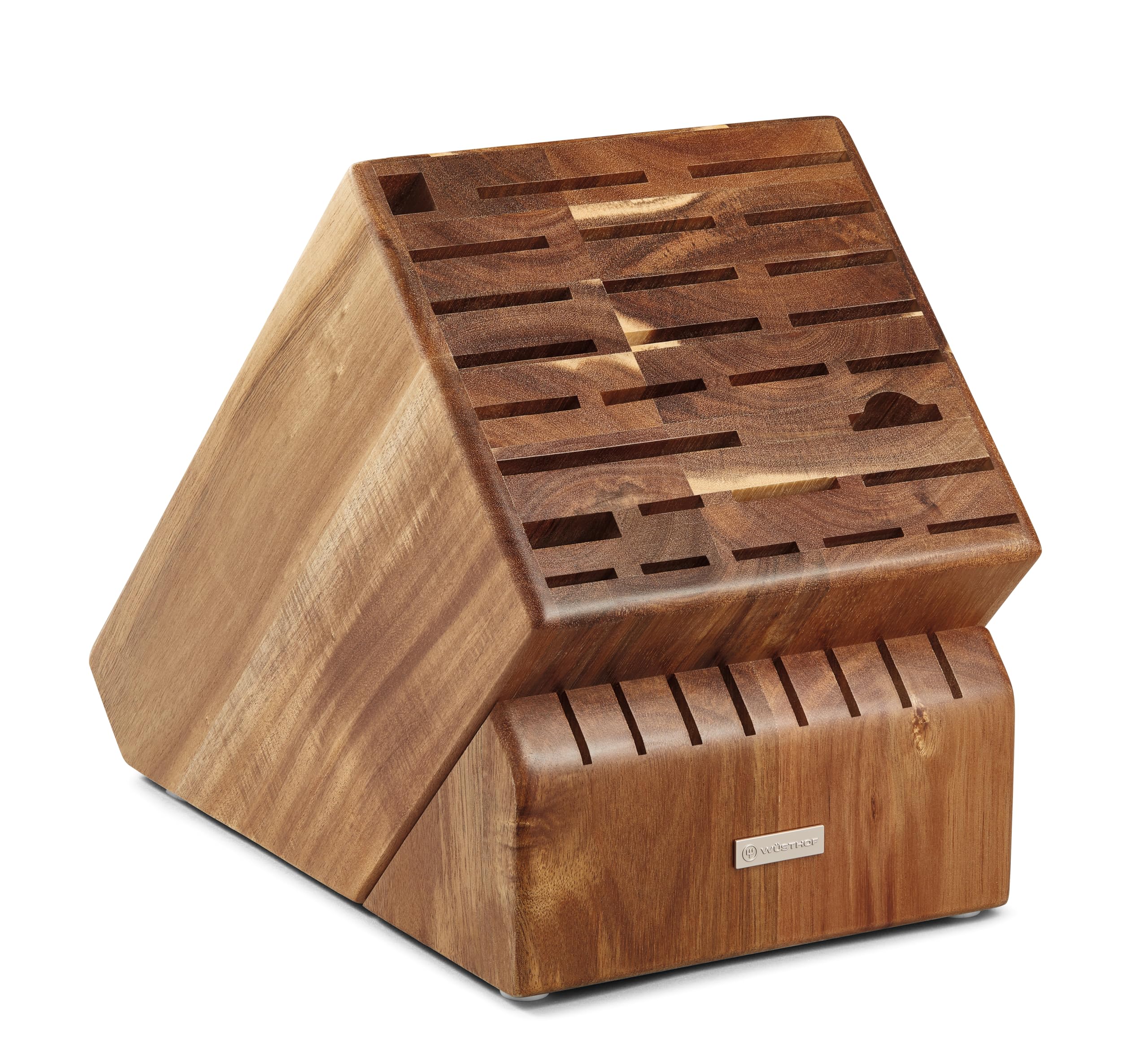 w-sthof-15-slot-black-wood-knife-storage-block-angled-countertop-knife-block-wit image 3