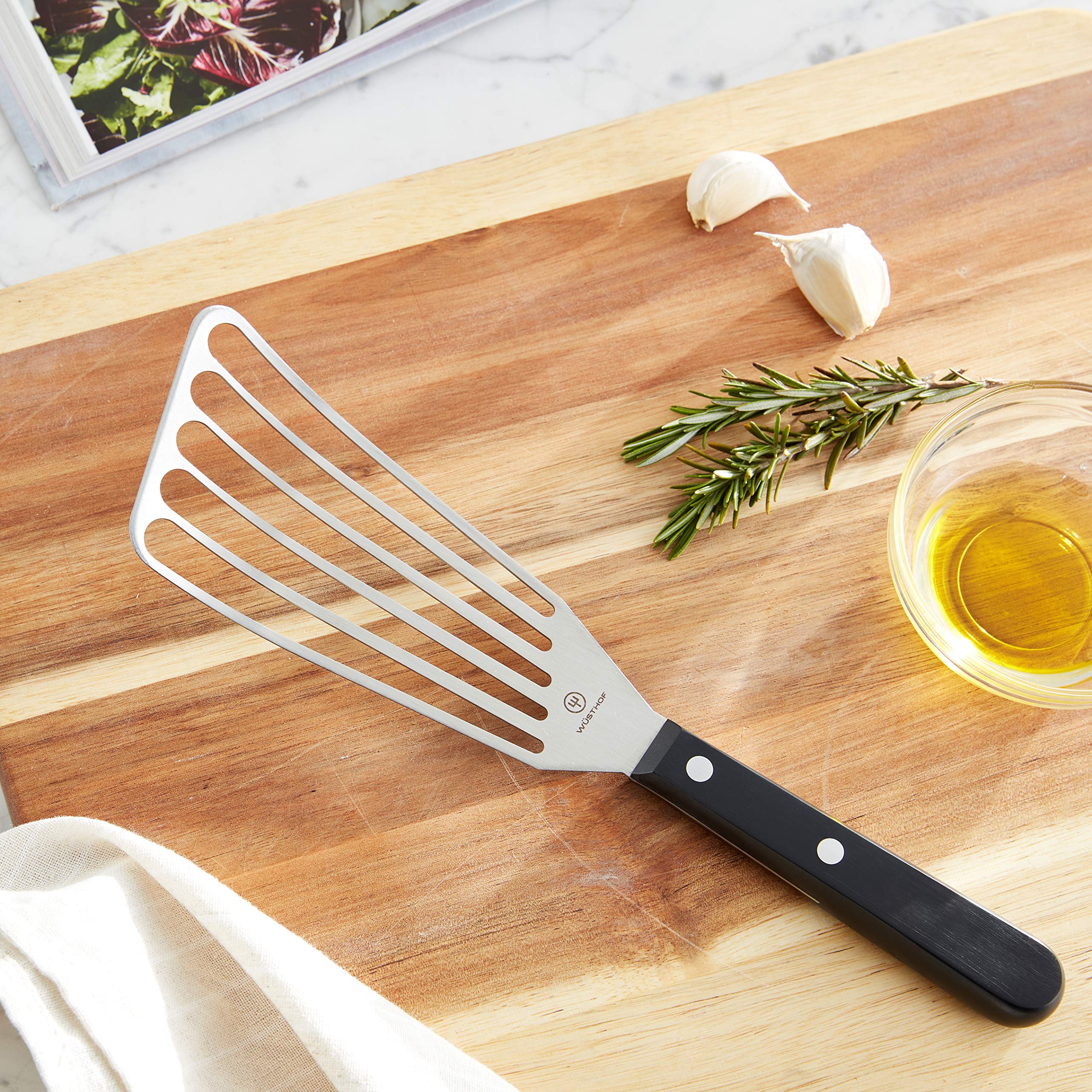 w-sthof-gourmet-6-5-offset-slotted-spatula-high-carbon-stainless-steel-flexible- image 2