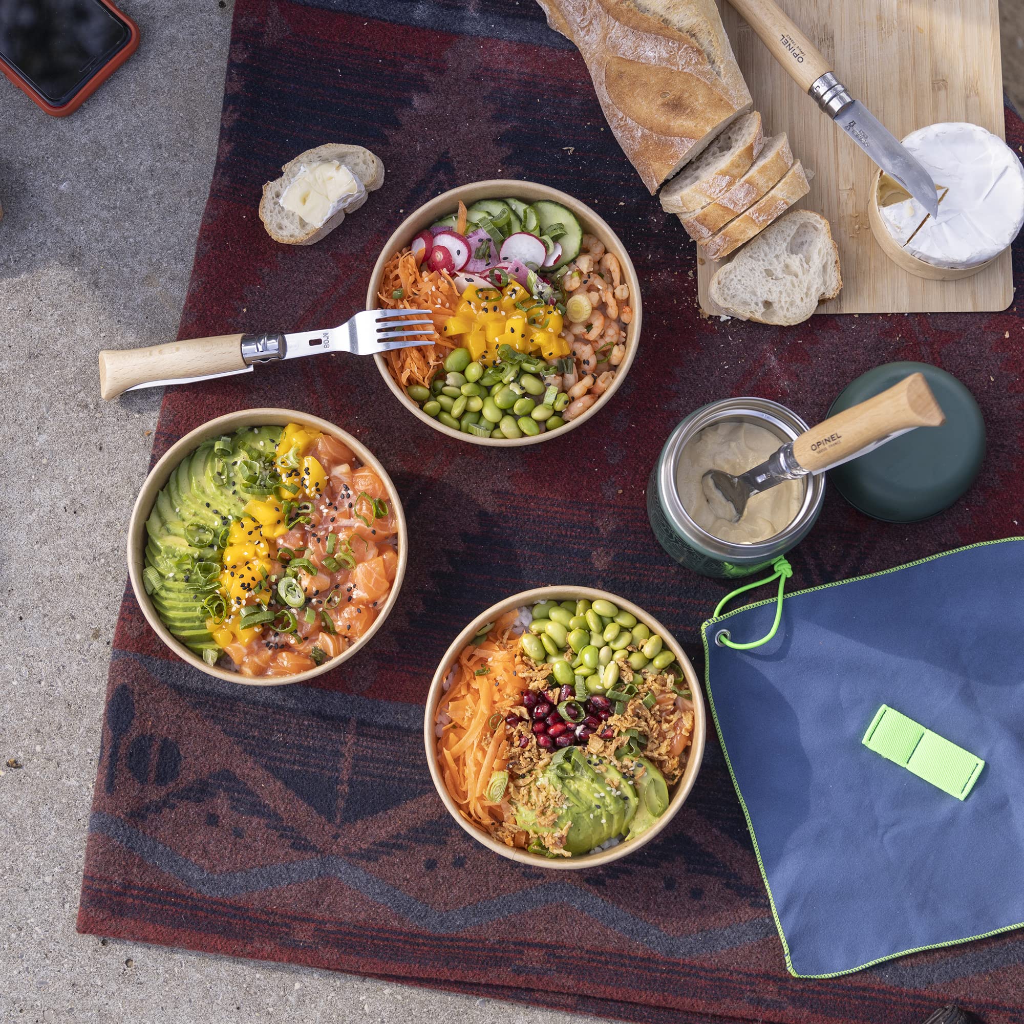 opinel-picnic-cutlery-insert-set-with-no-08-stainless-steel-folding-knife-fork-a image 6