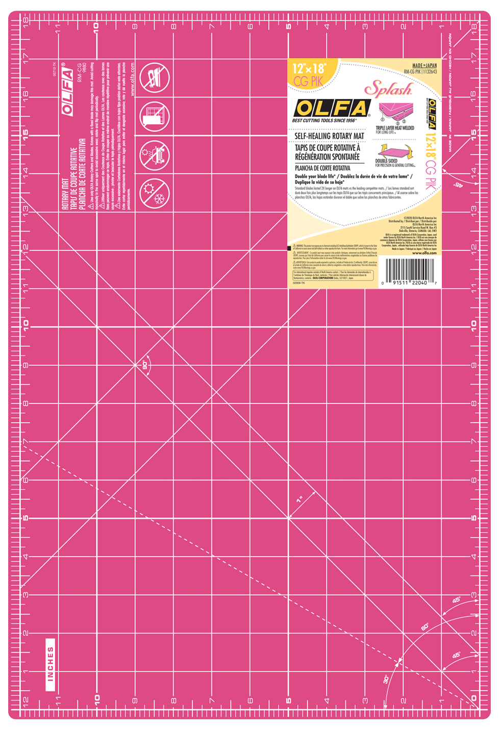 olfa-rm-cg-pik-12-x-18-double-sided-self-healing-rotary-cutting-mat-pink-triple- image 3