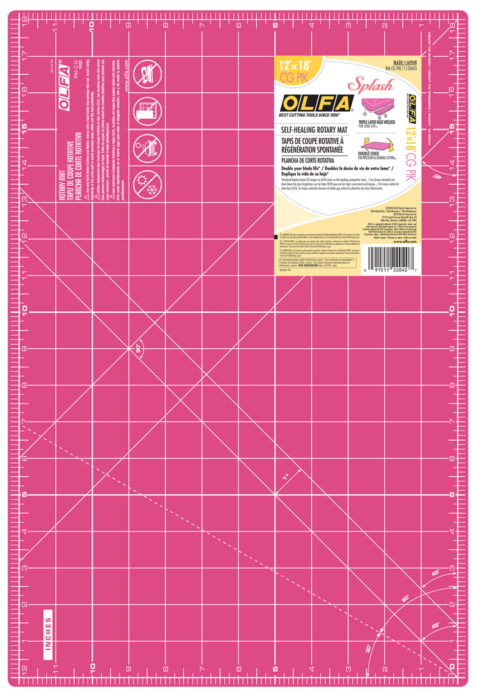 olfa-rm-cg-pik-12-x-18-double-sided-self-healing-rotary-cutting-mat-pink-triple- image 6