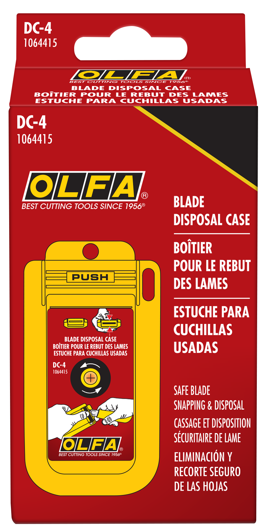 olfa-dc-4-reusable-blade-disposal-can-with-mounting-hole image 2