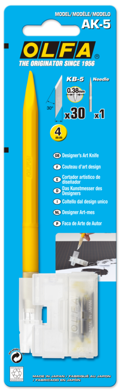 olfa-ak-5-designer-graphic-art-knife-with-30-kb-5-replacement-blades-and-needle image 3