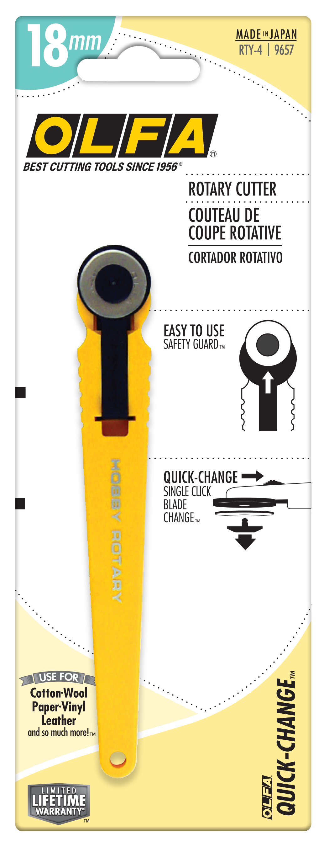 olfa-rty-4-18mm-quick-change-rotary-cutter image 2