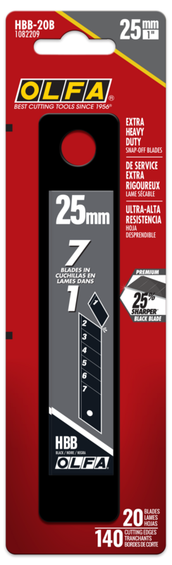 olfa-25mm-hbb-ultra-sharp-black-snap-off-blade-extra-heavy-duty-multi-pack-5-10- image 4