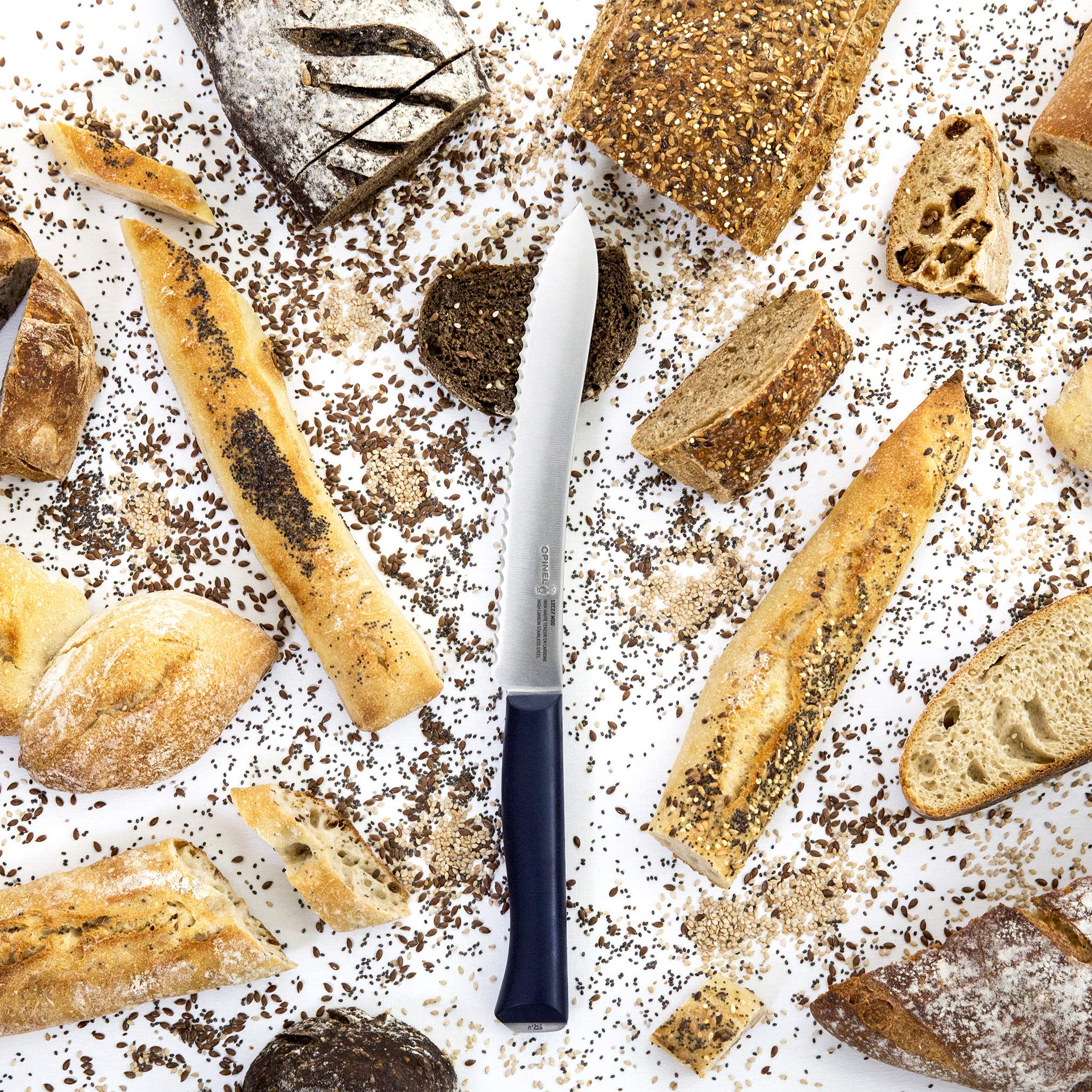 opinel-intempora-bread-knife-serrated-curved-blade-full-tang-12c27-sandvik-stain image 4