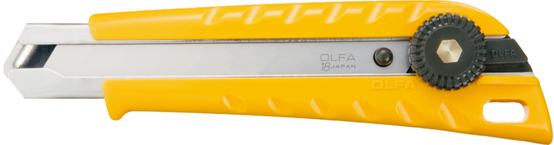olfa-l-1-sol-18mm-heavy-duty-utility-knife-with-85mm-solid-blade image 2