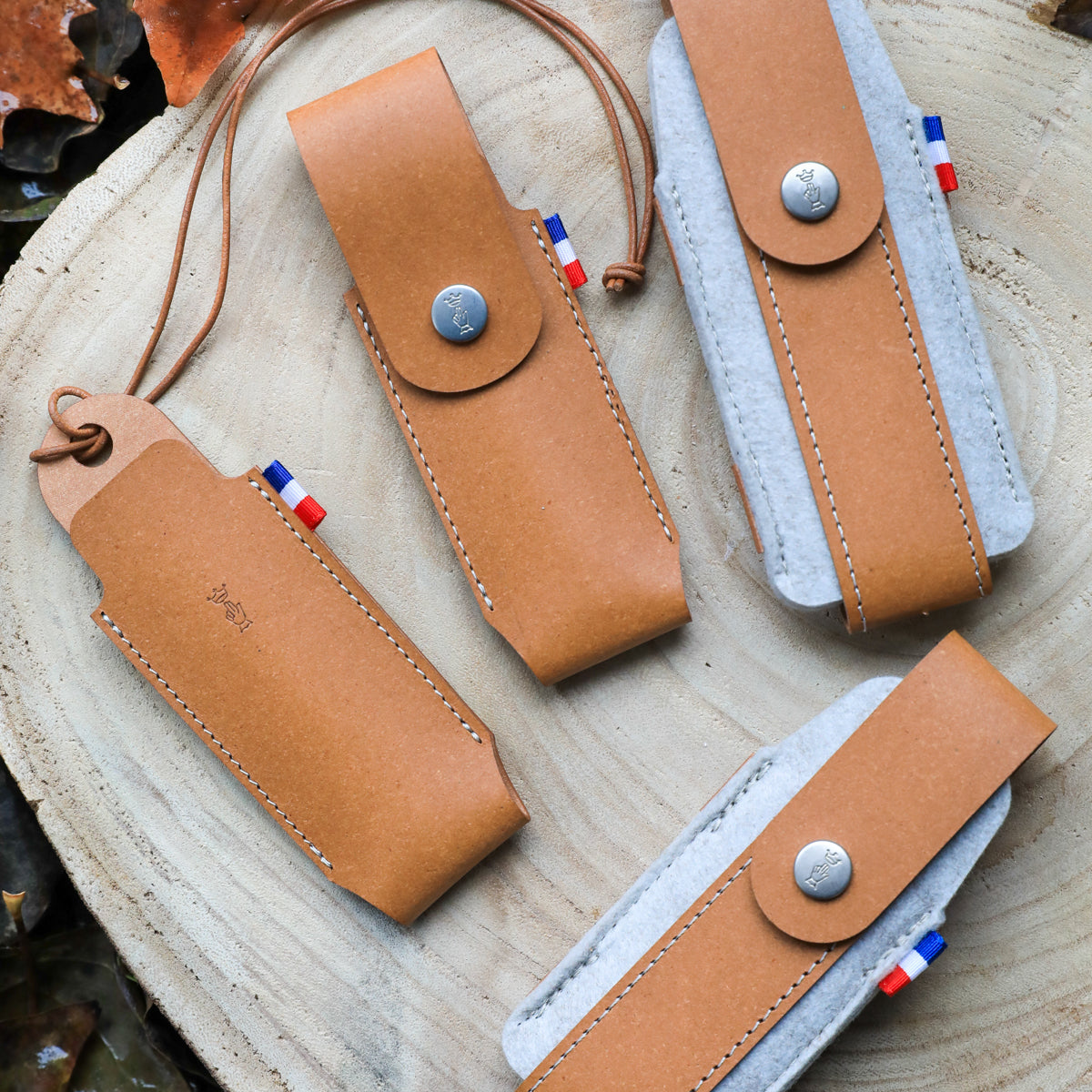 opinel-alpine-sheath-collection-france-regenerated-leather-knife-sheath-by-big-g image 5