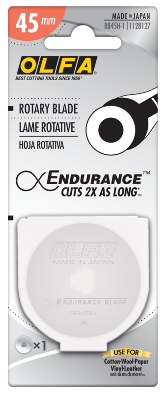 olfa-rb45h-1-45mm-endurance-tungsten-steel-rotary-blade-1-or-2-pack image 2