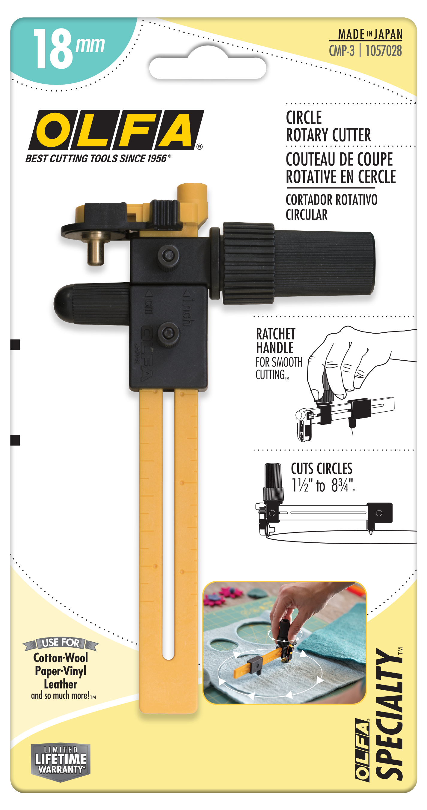 olfa-cmp-3-rotary-circle-cutter-with-ratchet-dial-handle image 2