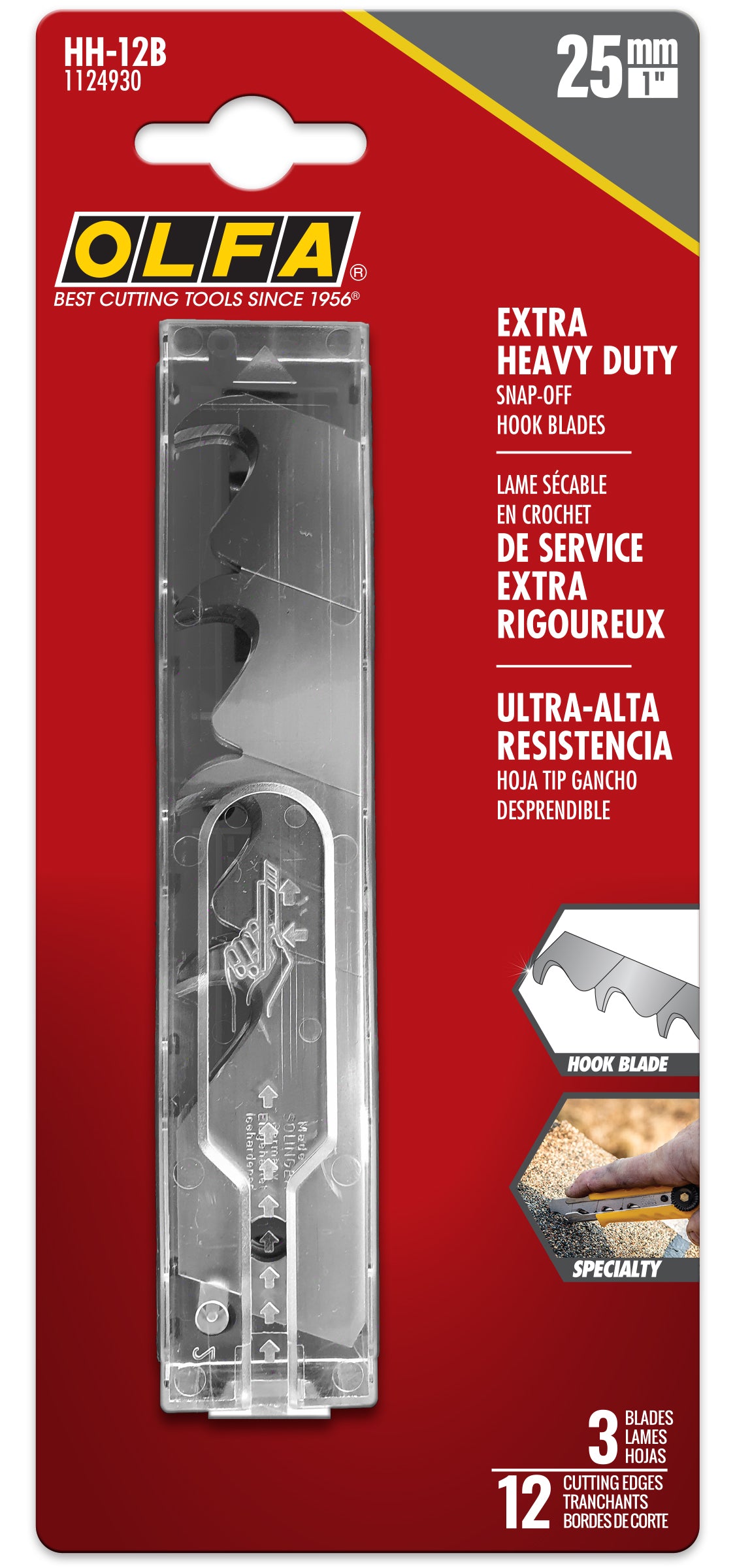 olfa-hh-12b-25mm-extra-heavy-duty-hook-snap-blades-3-pack image 2