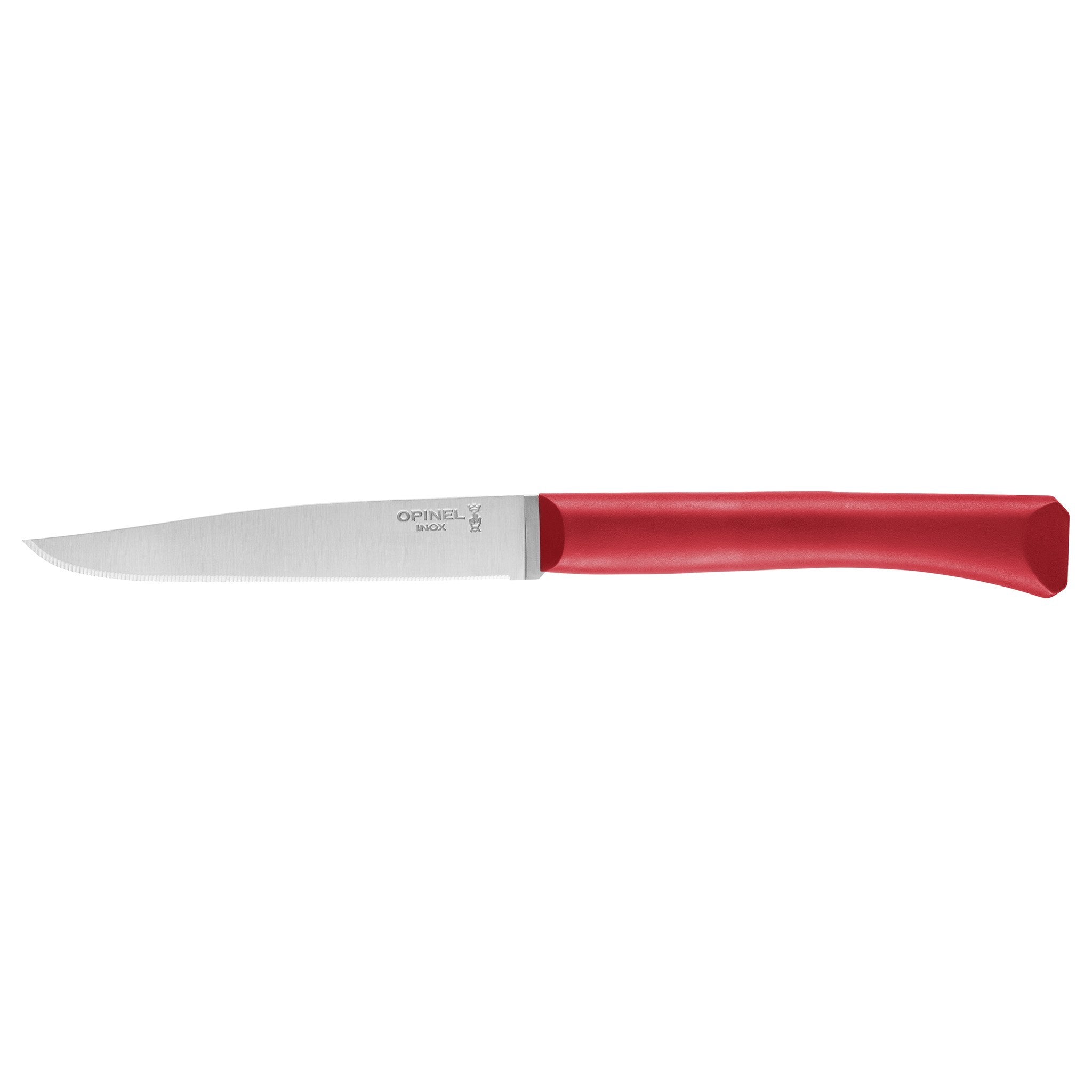 opinel-bon-app-tit-steak-knife-red-polymer-handle-micro-serrated-dishwasher-safe image 8