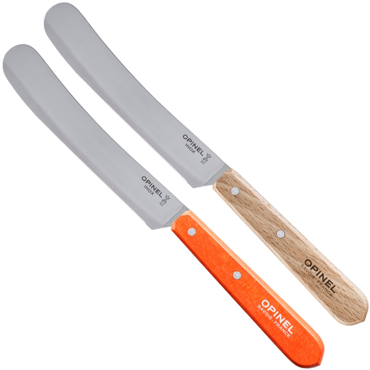 opinel-brunch-spreading-knife-4-5-inch-serrated-blade-with-beech-or-orange-hornb image 3