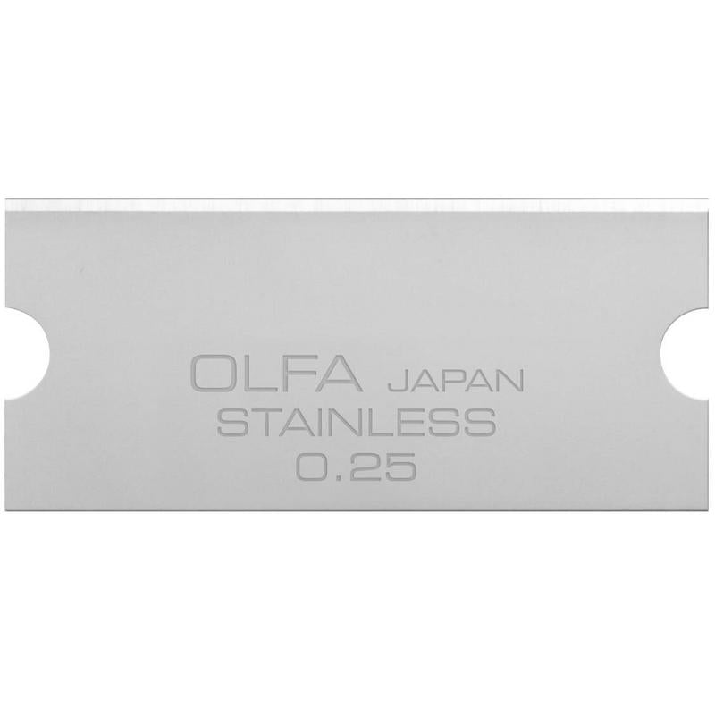 olfa-gsb-2s-6b-40mm-stainless-steel-glass-scraper-replacement-blades-6-pack-with image 1