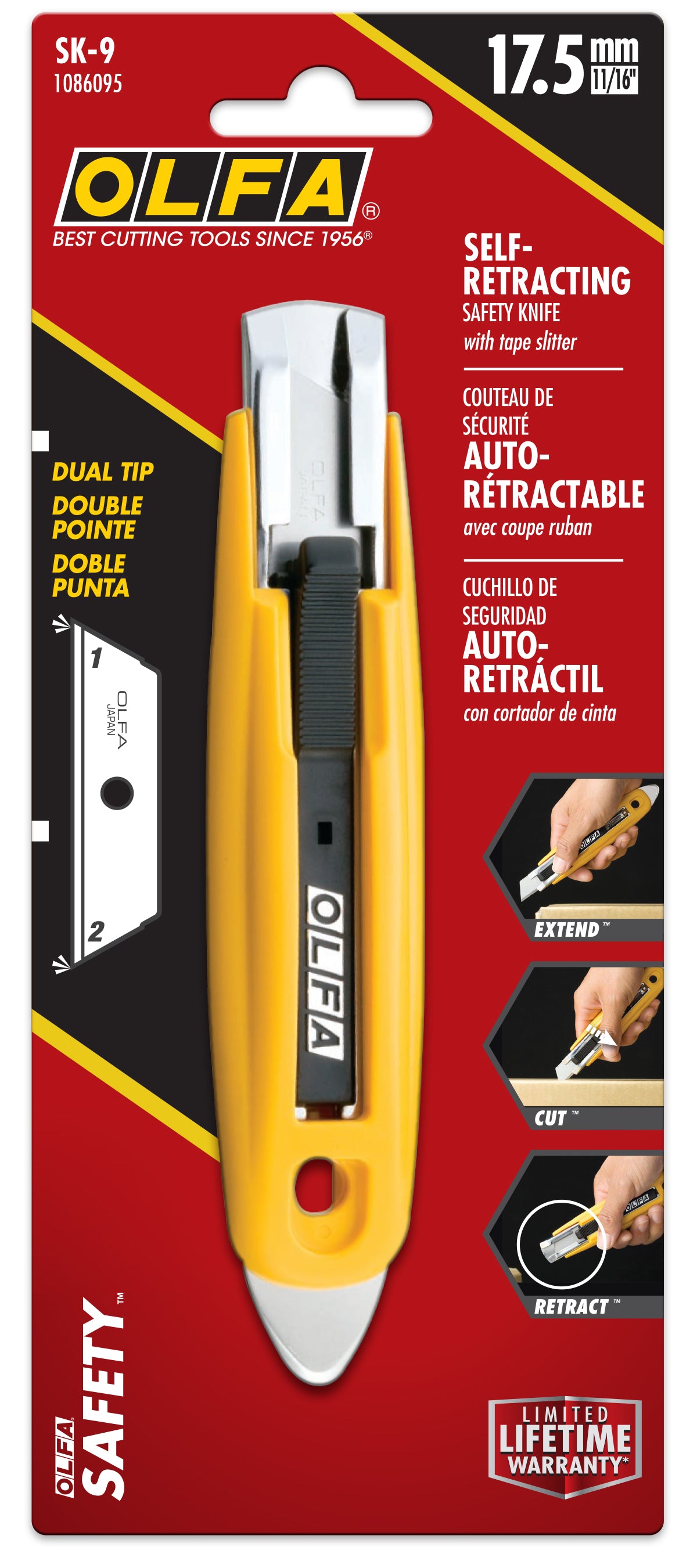 olfa-sk-9-semi-automatic-self-retracting-safety-knife-with-tape-splitter-dual-ed image 5