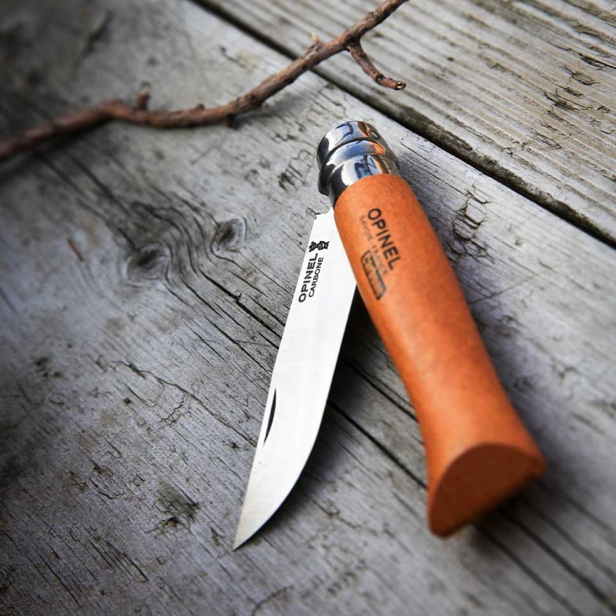 opinel-carbon-steel-folding-knife-collector-set-10-knives-no-02-to-no-12-in-wood image 2