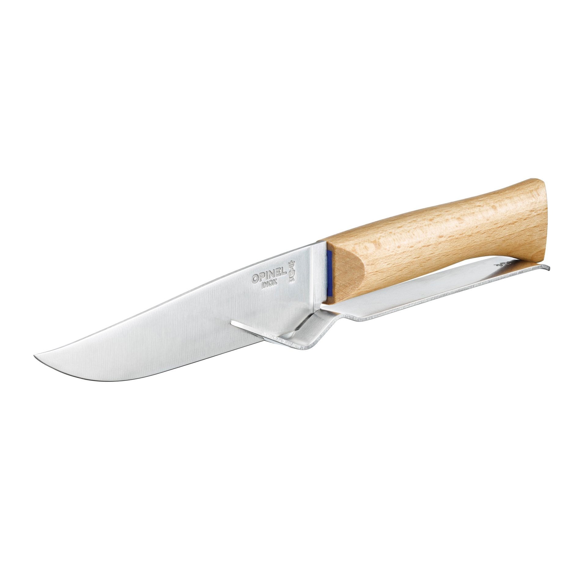 opinel-cheese-fork-and-knife-set-stainless-steel-blade-with-pefc-beech-wood-hand image 3