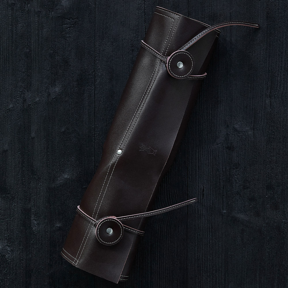 opinel-synthetic-leather-chef-knife-roll-bag-8-knife-storage image 4