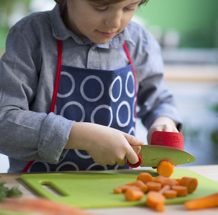opinel-le-petit-chef-children-s-apron-100-cotton-kids-kitchen-apron-made-in-fran image 4