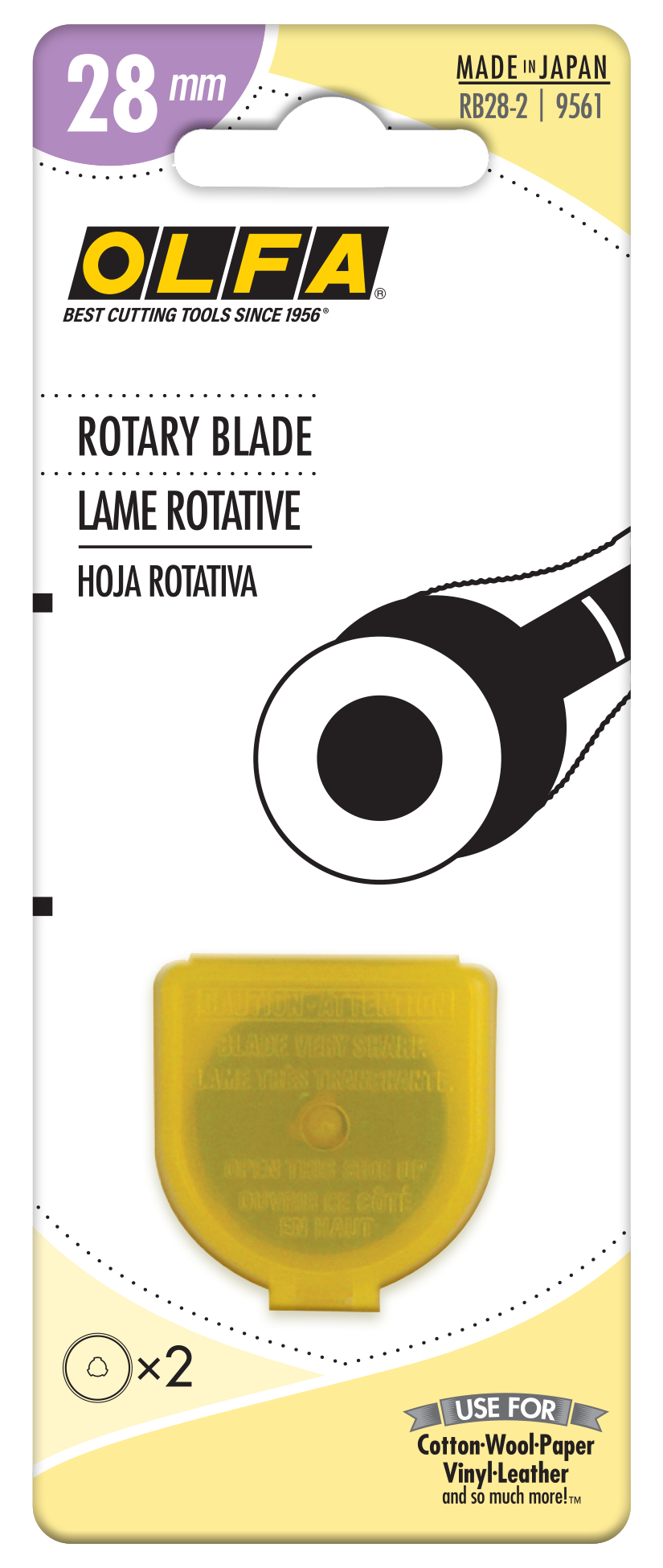 olfa-rb28-28mm-tungsten-steel-rotary-blade-precision-blade-for-detailed-cuts-and image 2