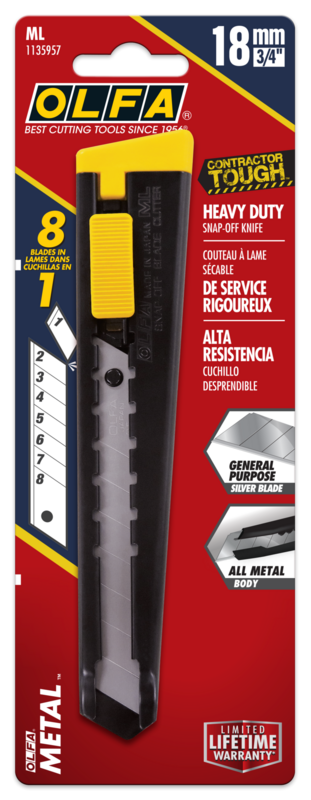 olfa-ml-18mm-metal-handle-utility-knife image 2