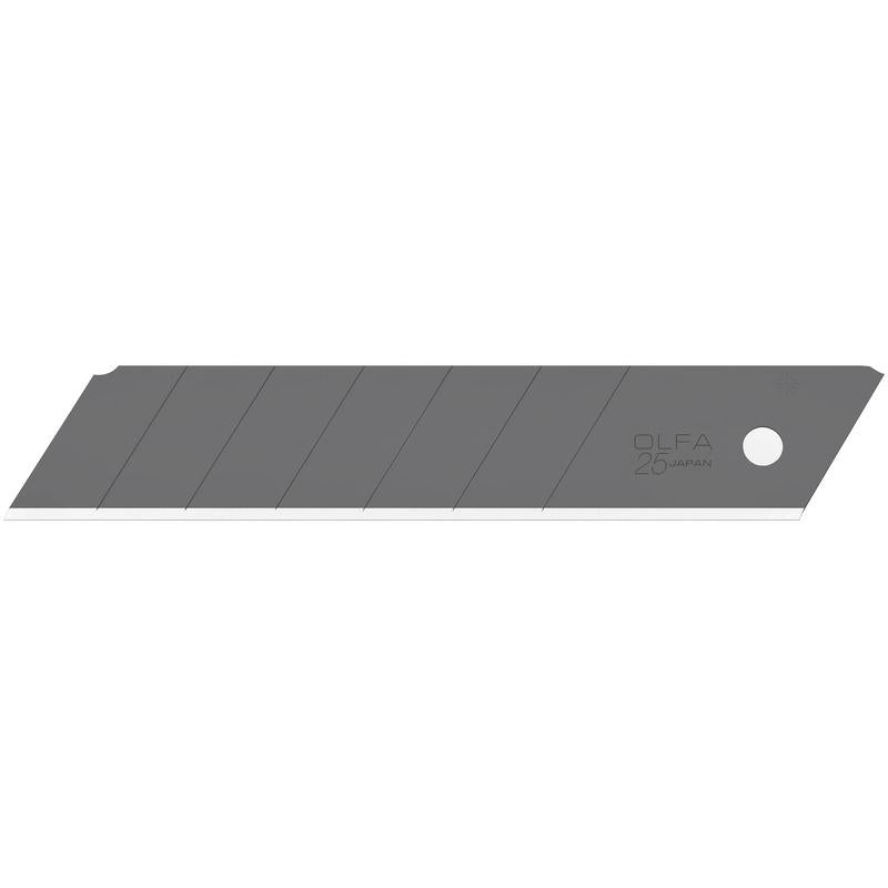 olfa-25mm-hbb-ultra-sharp-black-snap-off-blade-extra-heavy-duty-multi-pack-5-10- image 1
