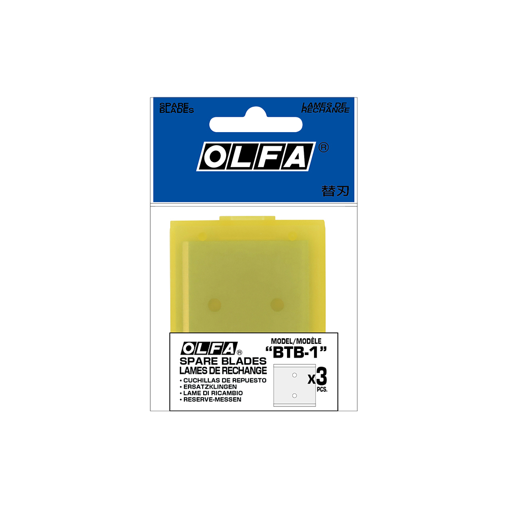 olfa-btb-1-43mm-dual-edge-scraper-blades-3-pack-blunt-sharp-japanese-tool-steel- image 2